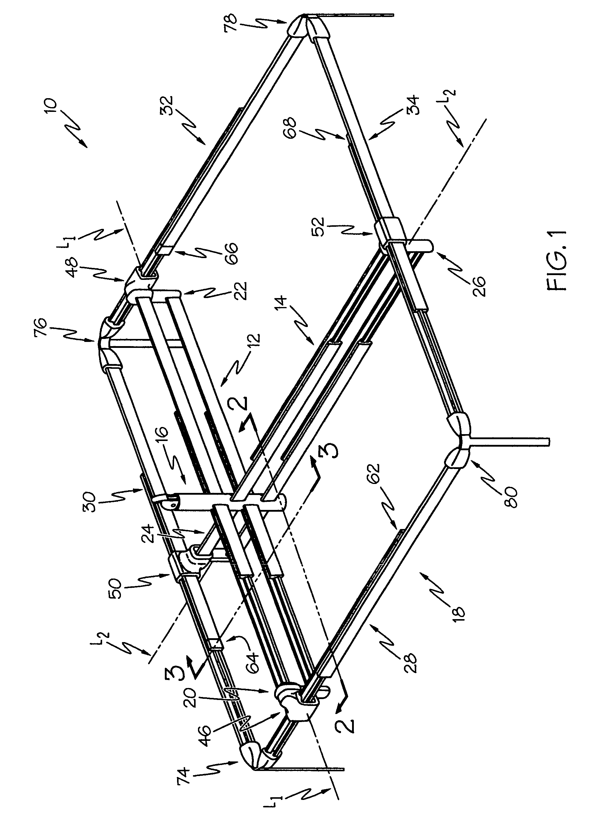 Compartment divider assembly