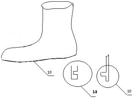 Electronic automatic dehumidifying shoe capable of being used on both sunny days and rainy days