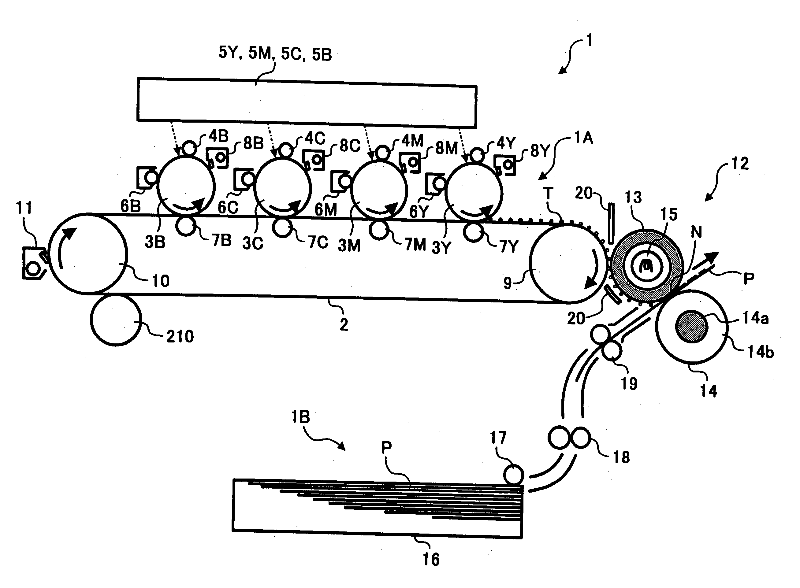 Transfer fixing apparatus, fixing apparatus, toner image forming apparatus, method, and record medium recycled method