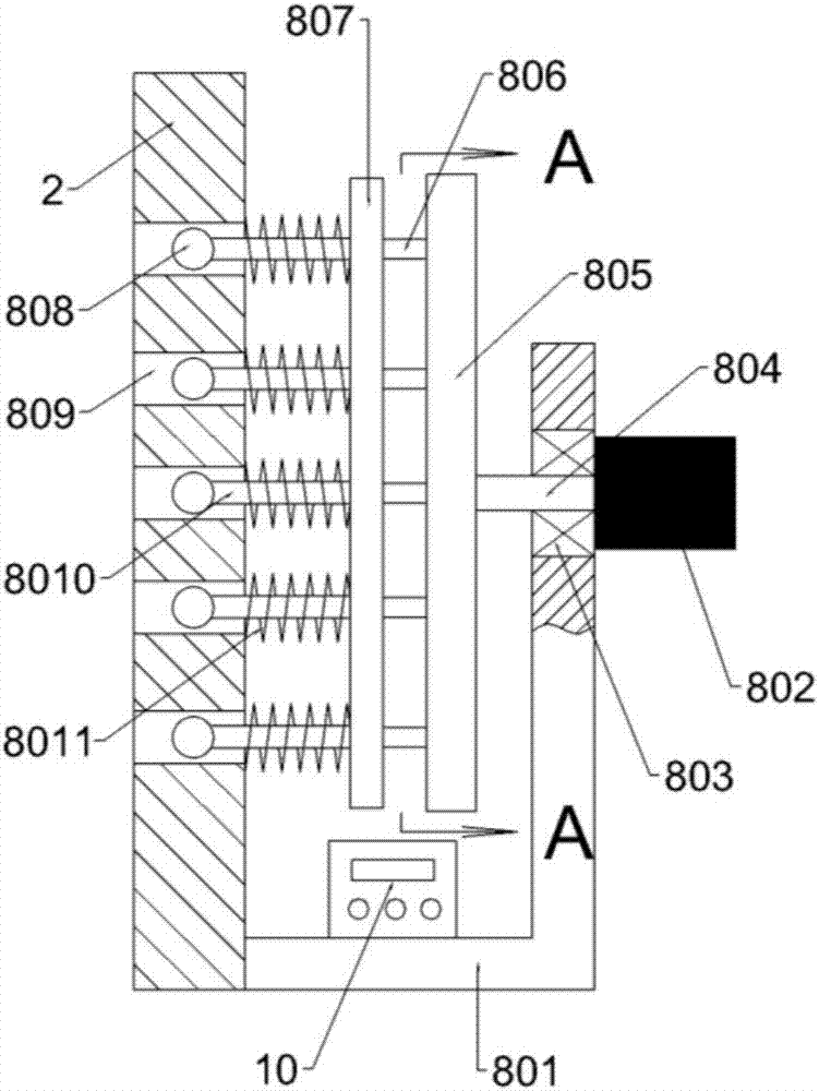 Patient rehabilitation wheelchair for hospitals based on full-body massage effect