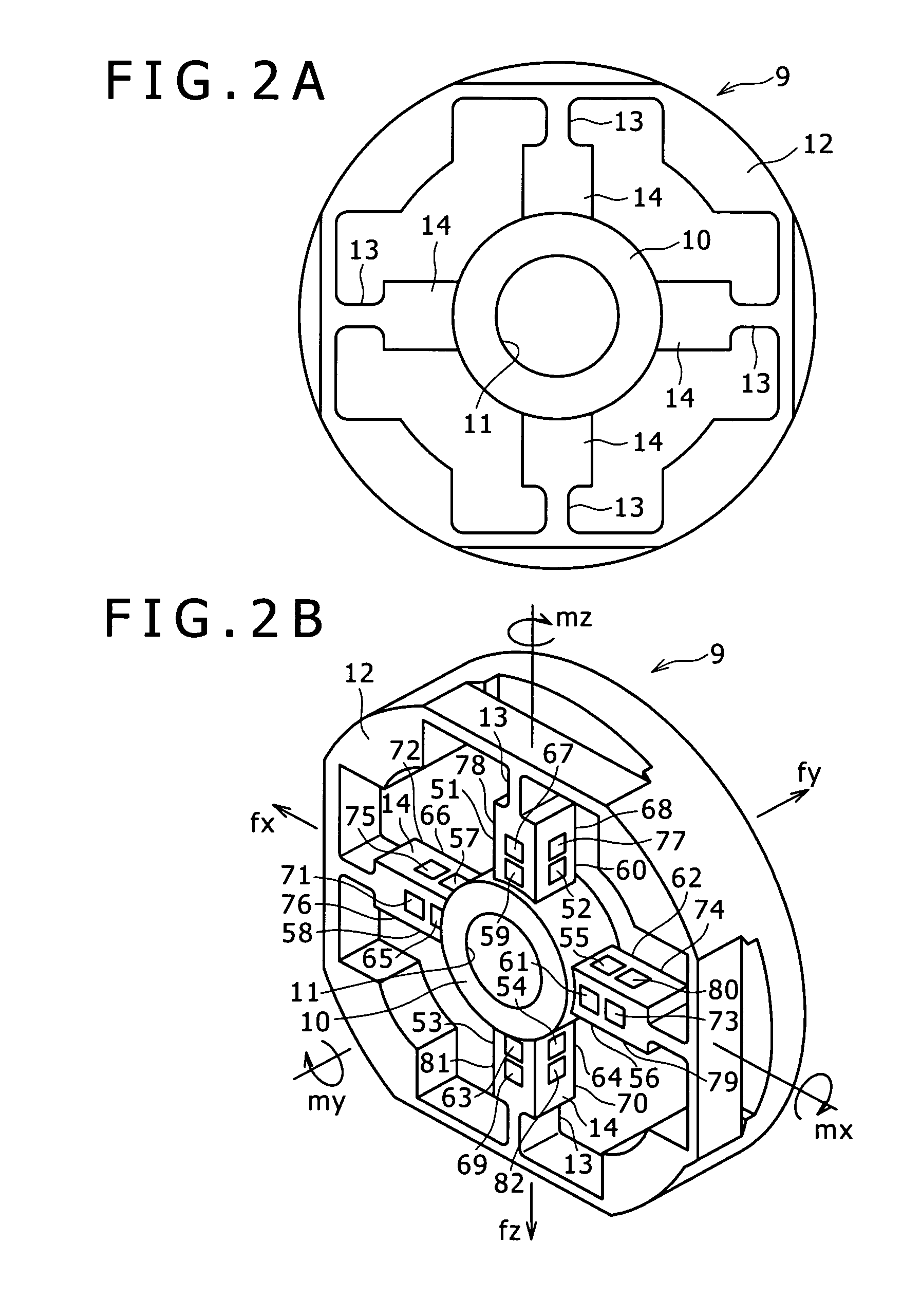 Calibration method for multi-component force measuring spindle unit used in tire testing machine