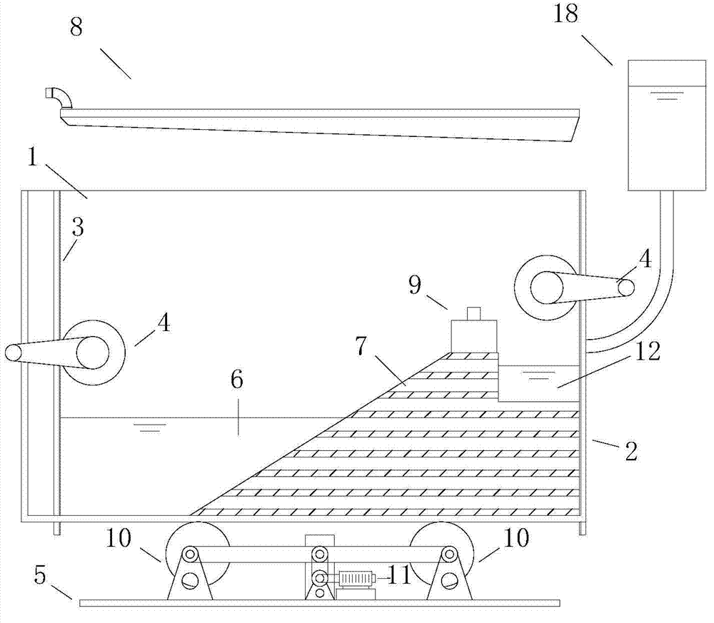 Side slope landslide teaching demonstration device and experiment method