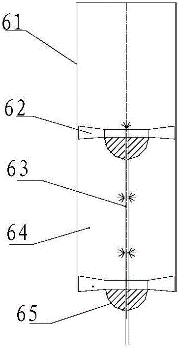 Device and process for coordinative treatment of smoke desulfuration and dedusting