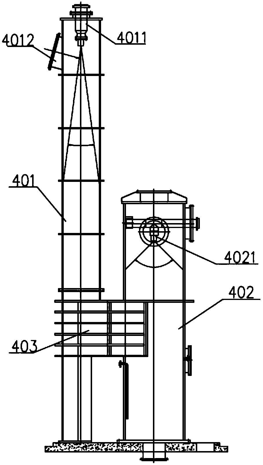 Acid regenerated flue gas treatment method and system