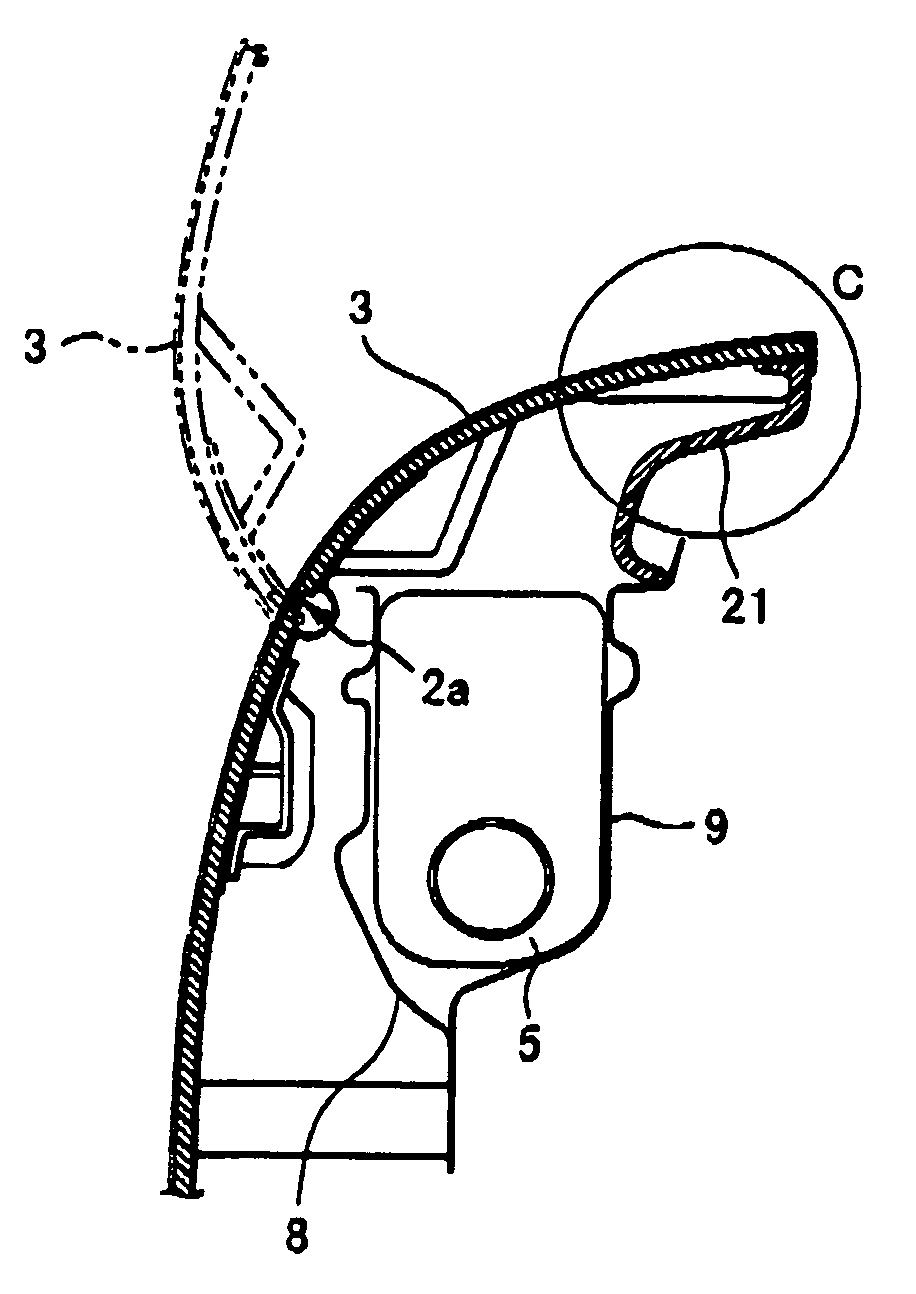 Vehicle interior parts