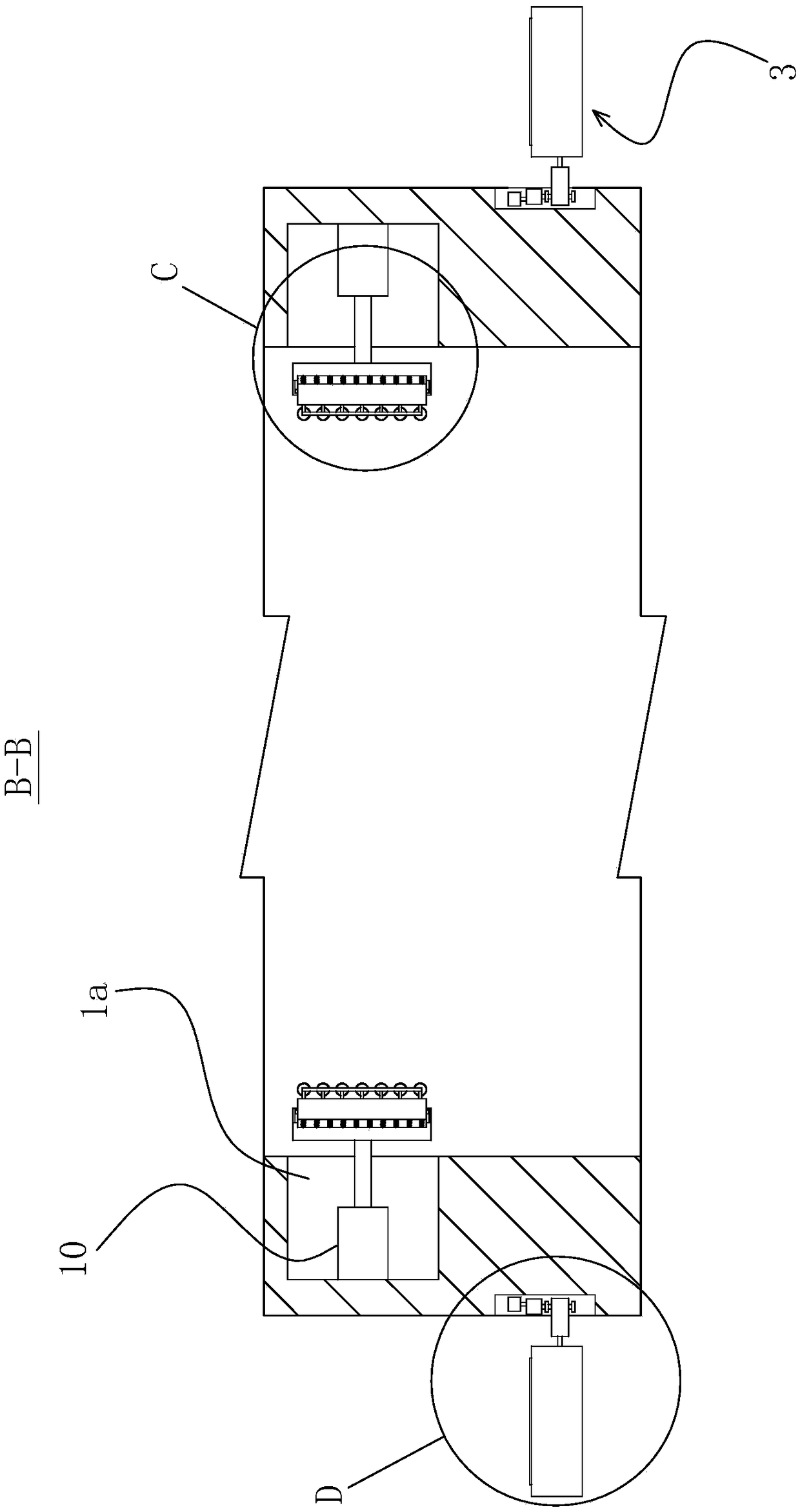 Floating dock with fin stabilizers