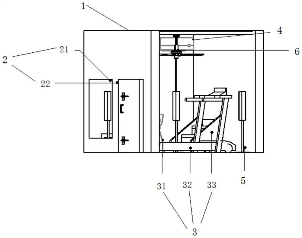 Human body metabolism heat production measuring device and method based on closed space carbon dioxide concentration change