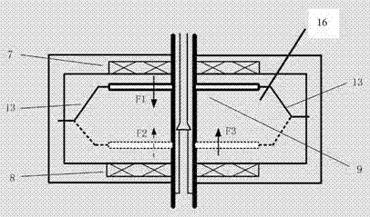 A double-action contact type quick switch