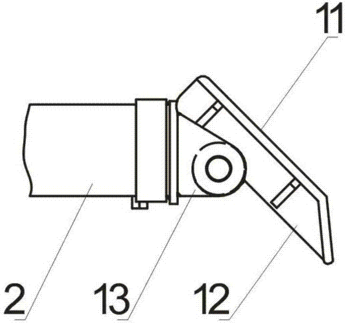 Light-weight telescopic flexible hydraulic shield support frame