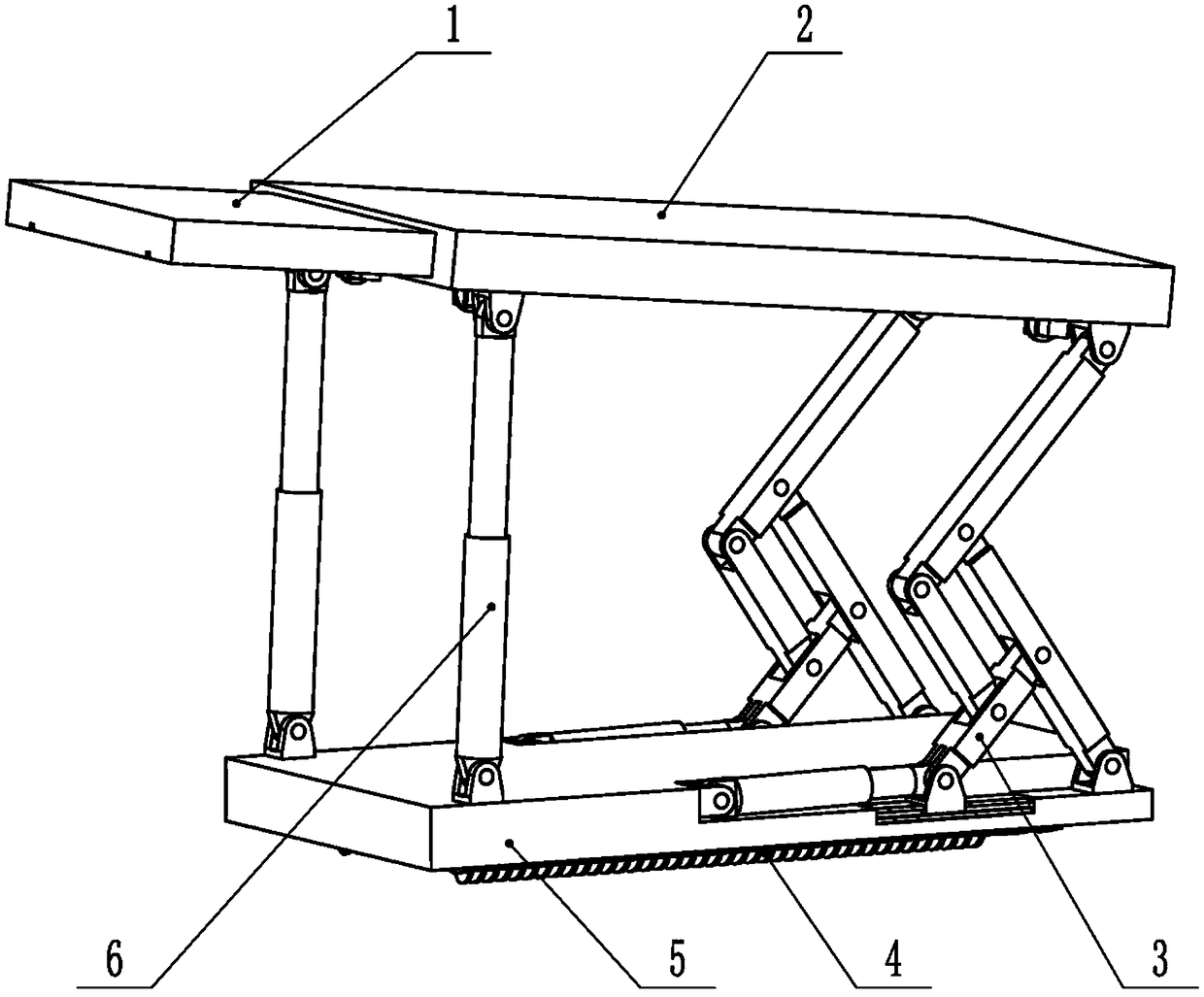 Two-degree-of-freedom spiral advancing-type temporal bracing device