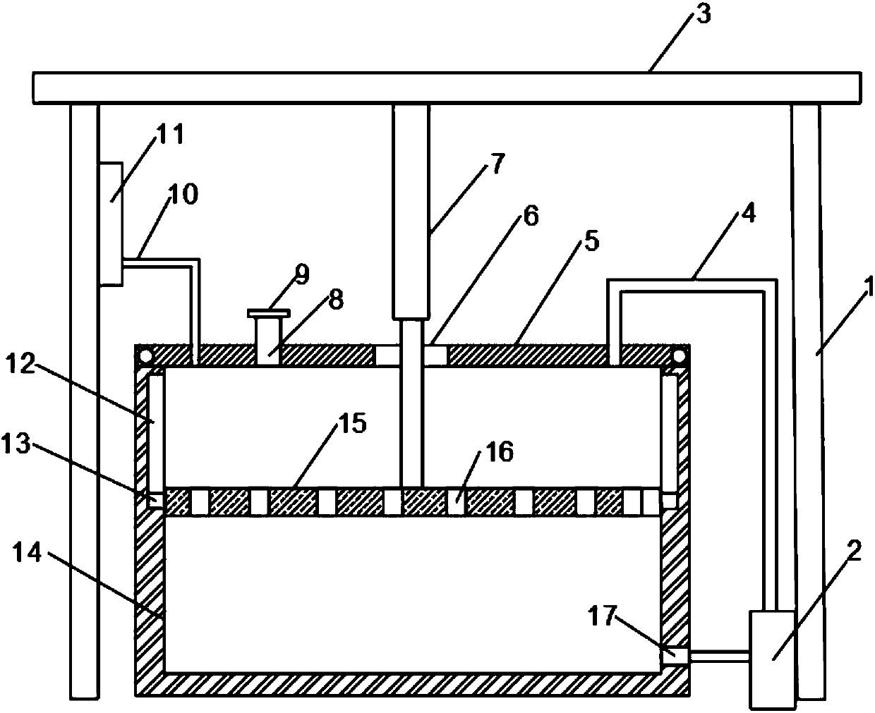 Pickling tank used for steel pipe acid pickling