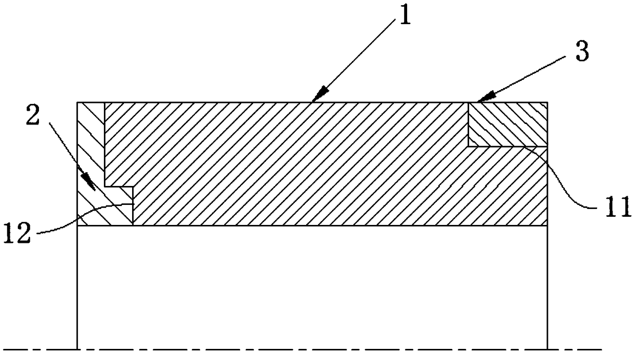 Compound shaft sleeve structure of magnetic suspension motor rotor