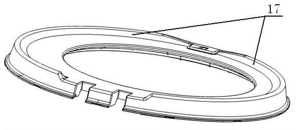 Door of front-loading washer and assembly method thereof