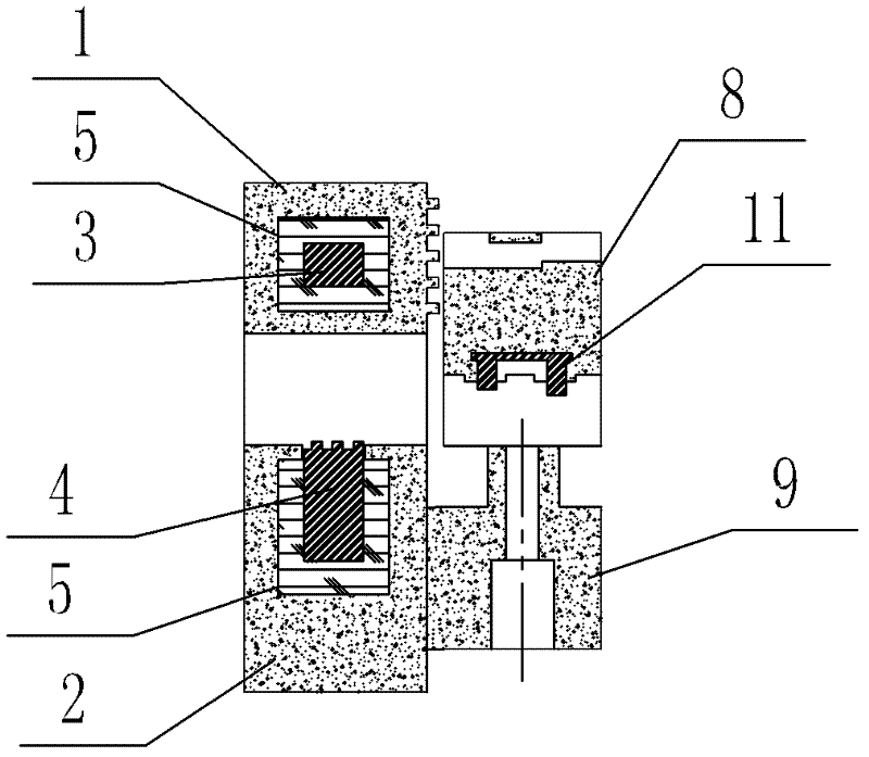 Open-close type current and voltage transformer