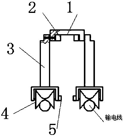 Inspection and obstacle crossing robot for dual power transmission lines