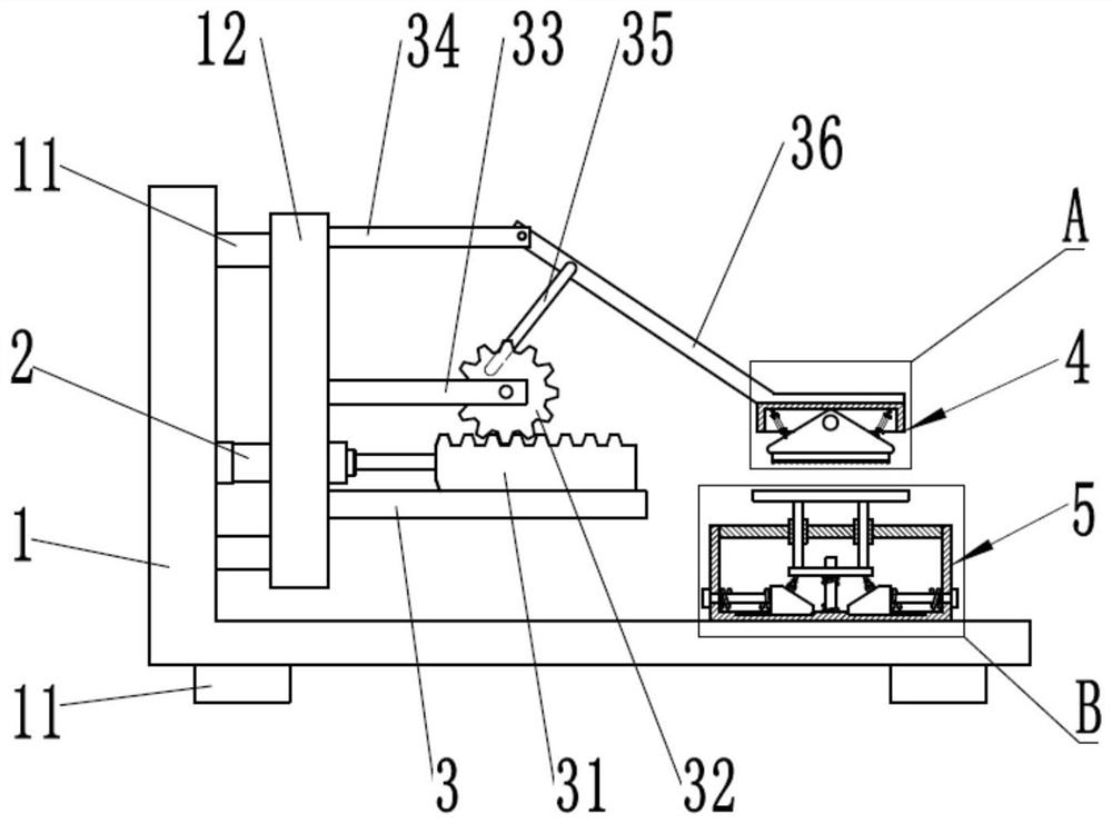 Formwork clamp for constructional engineering construction