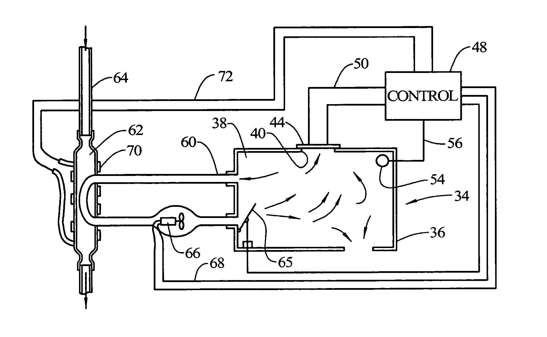 Active moisture control barrier and active humidity controlled space