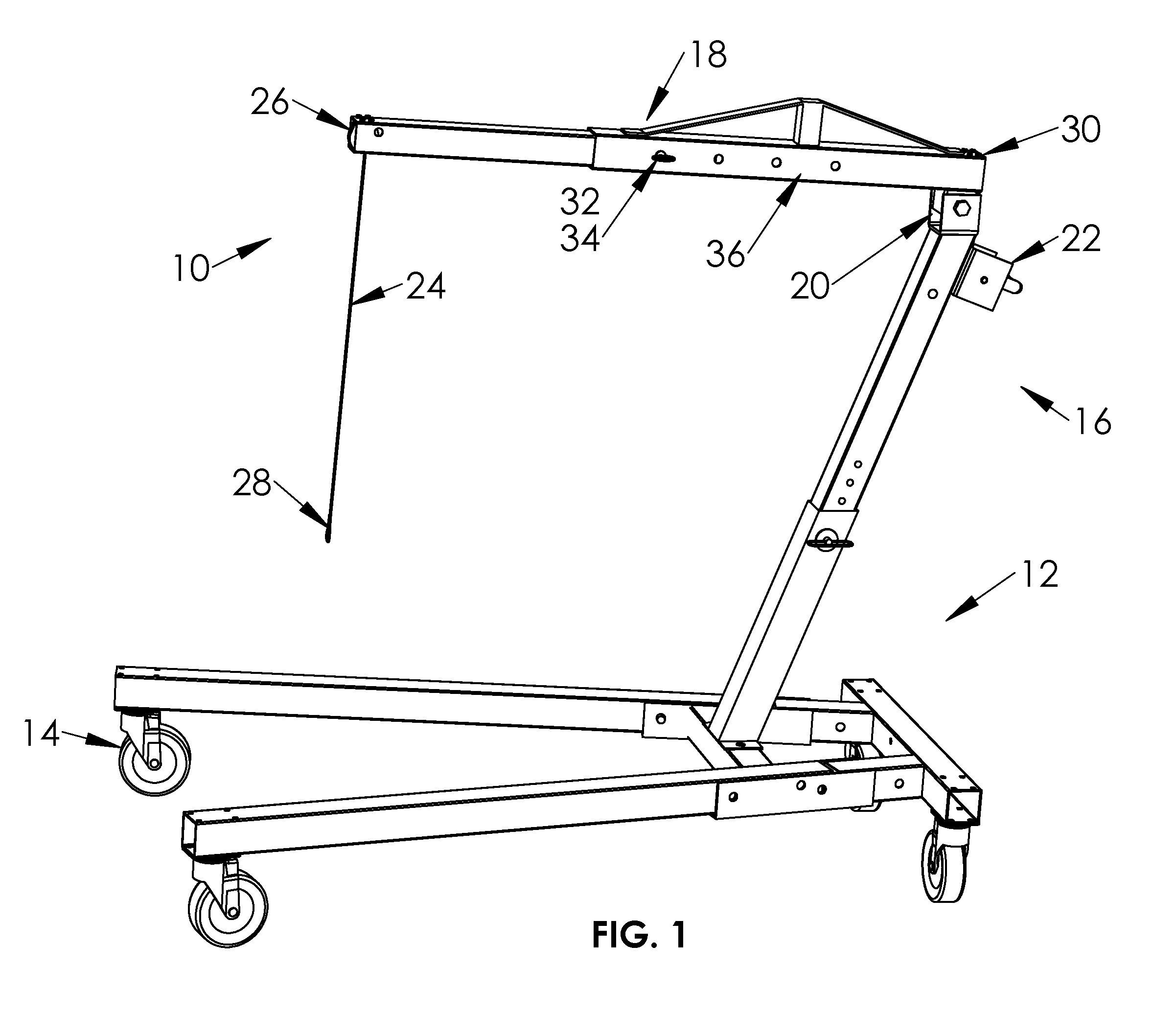 Portable apparatus for moving subjects