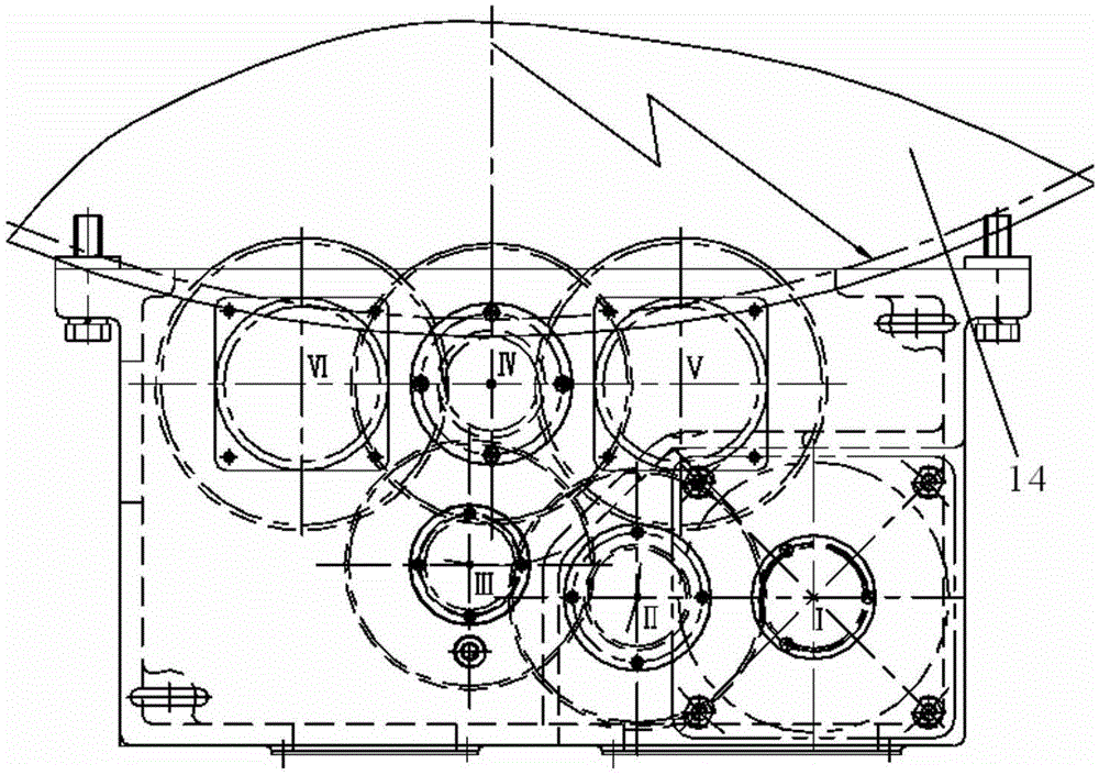 Gear backlash eliminating structure for gear transmission mechanism