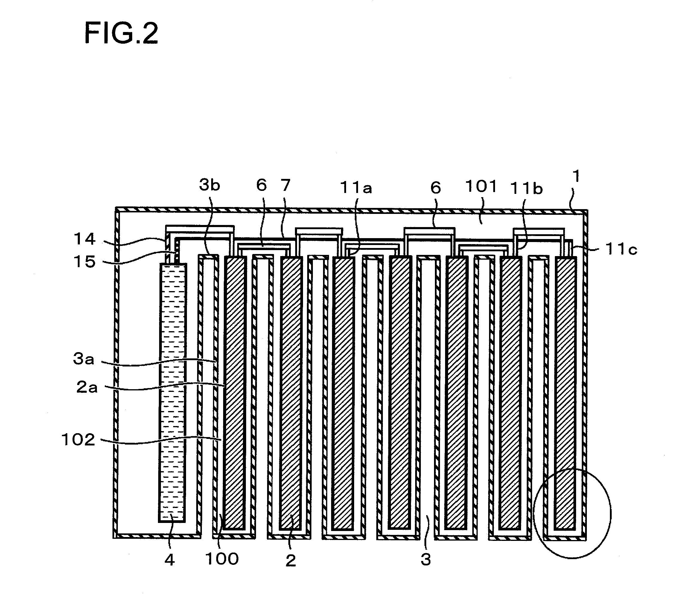 Secondary battery module and secondary battery pack