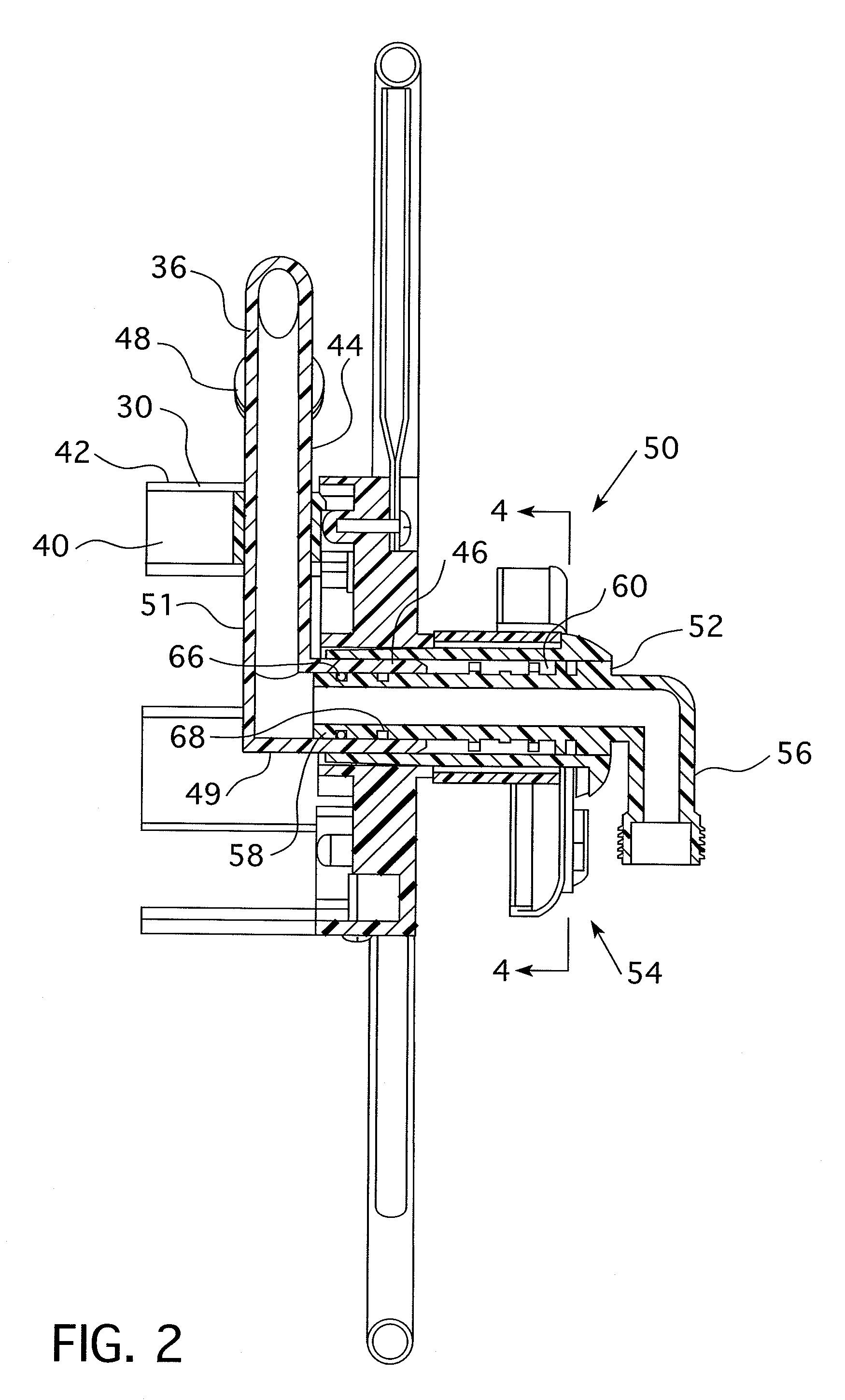 Metal hose reel water system