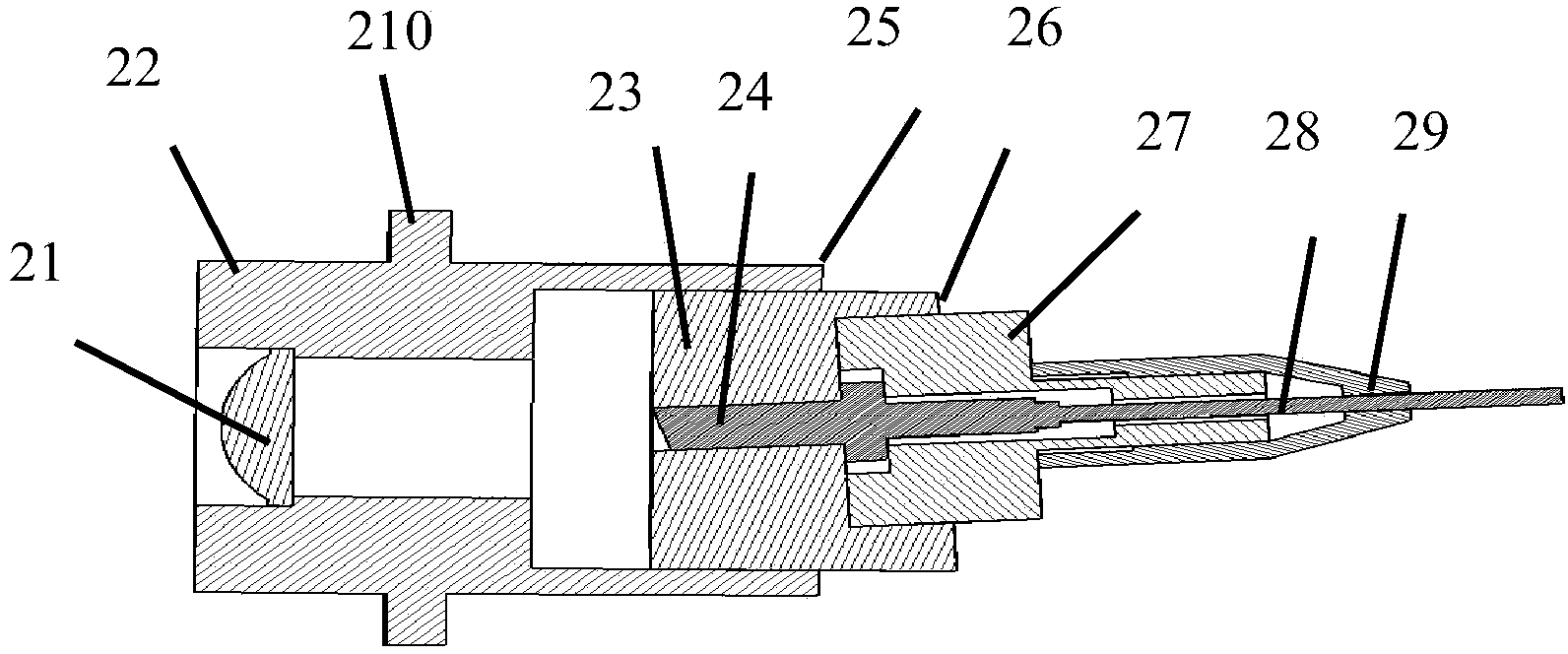 Optical fiber collimator