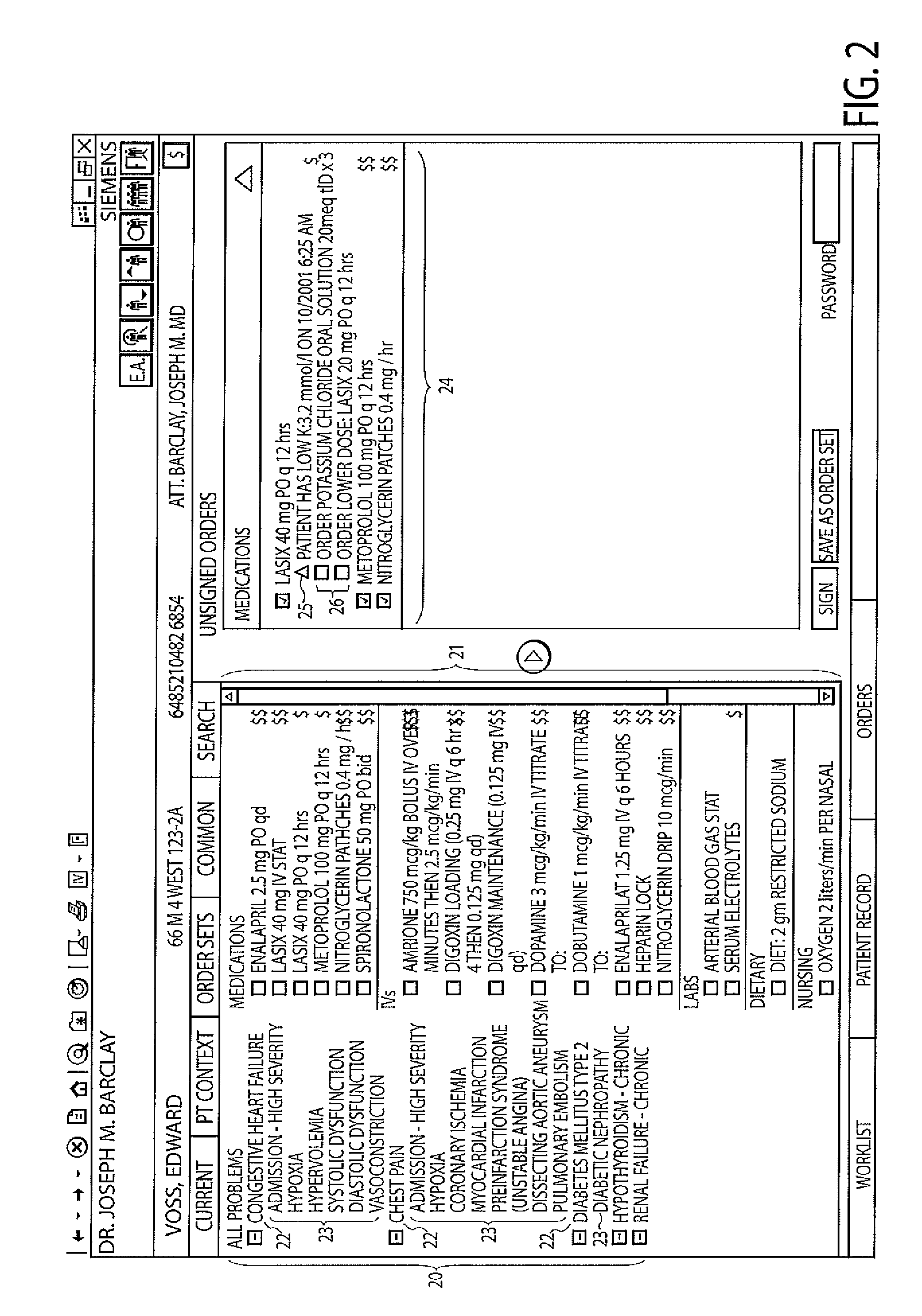 System and Method for Ordering Patient Specific Healthcare Services