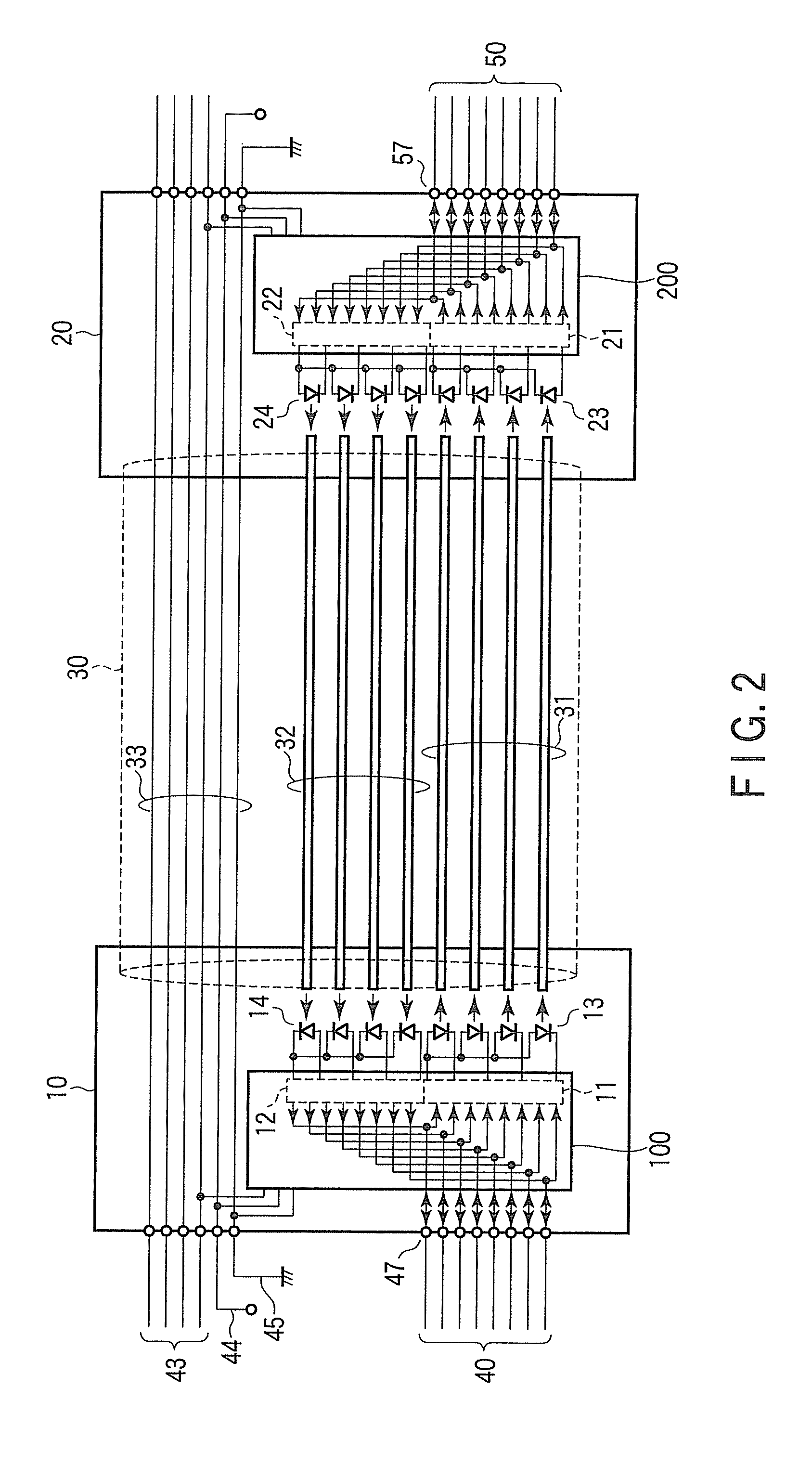 Optical wiring cable