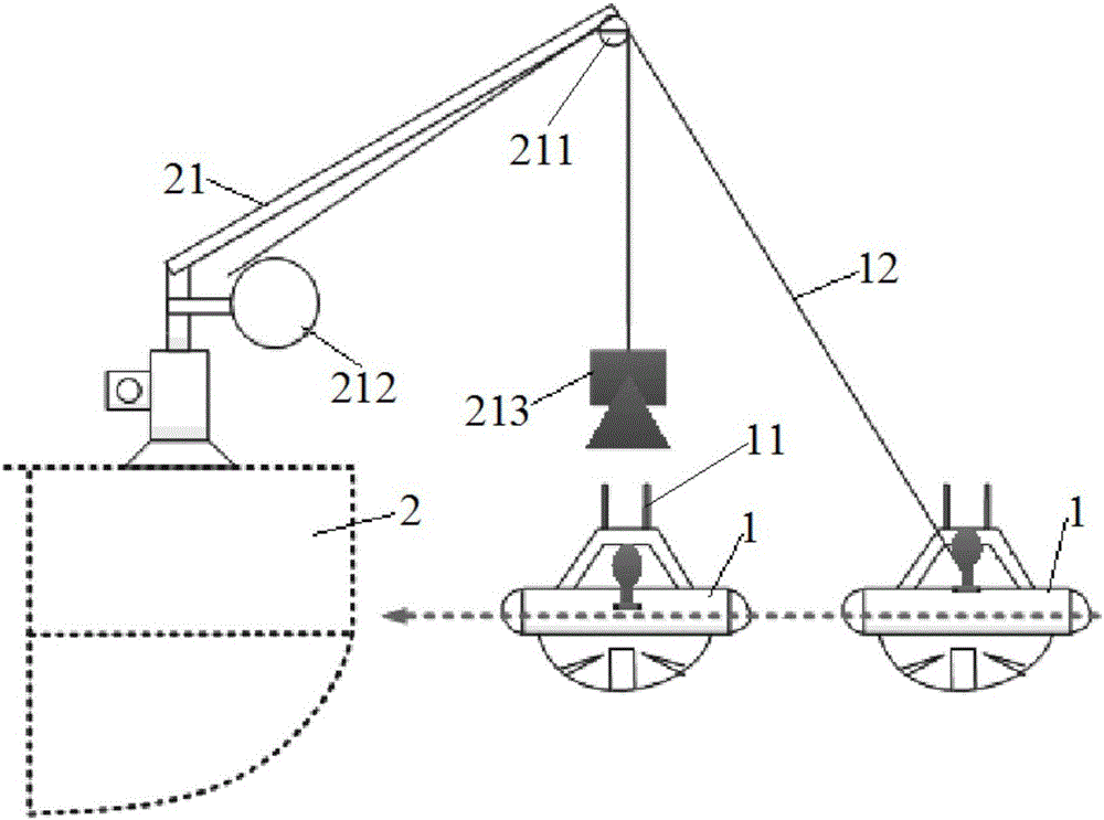 Unmanned-water-surface-aircraft deploying and recovering method