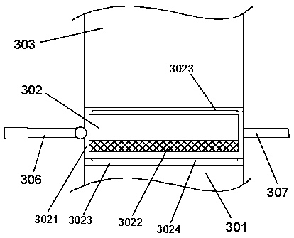 Sample processing cabinet for detecting zearalenone in corn and processing method