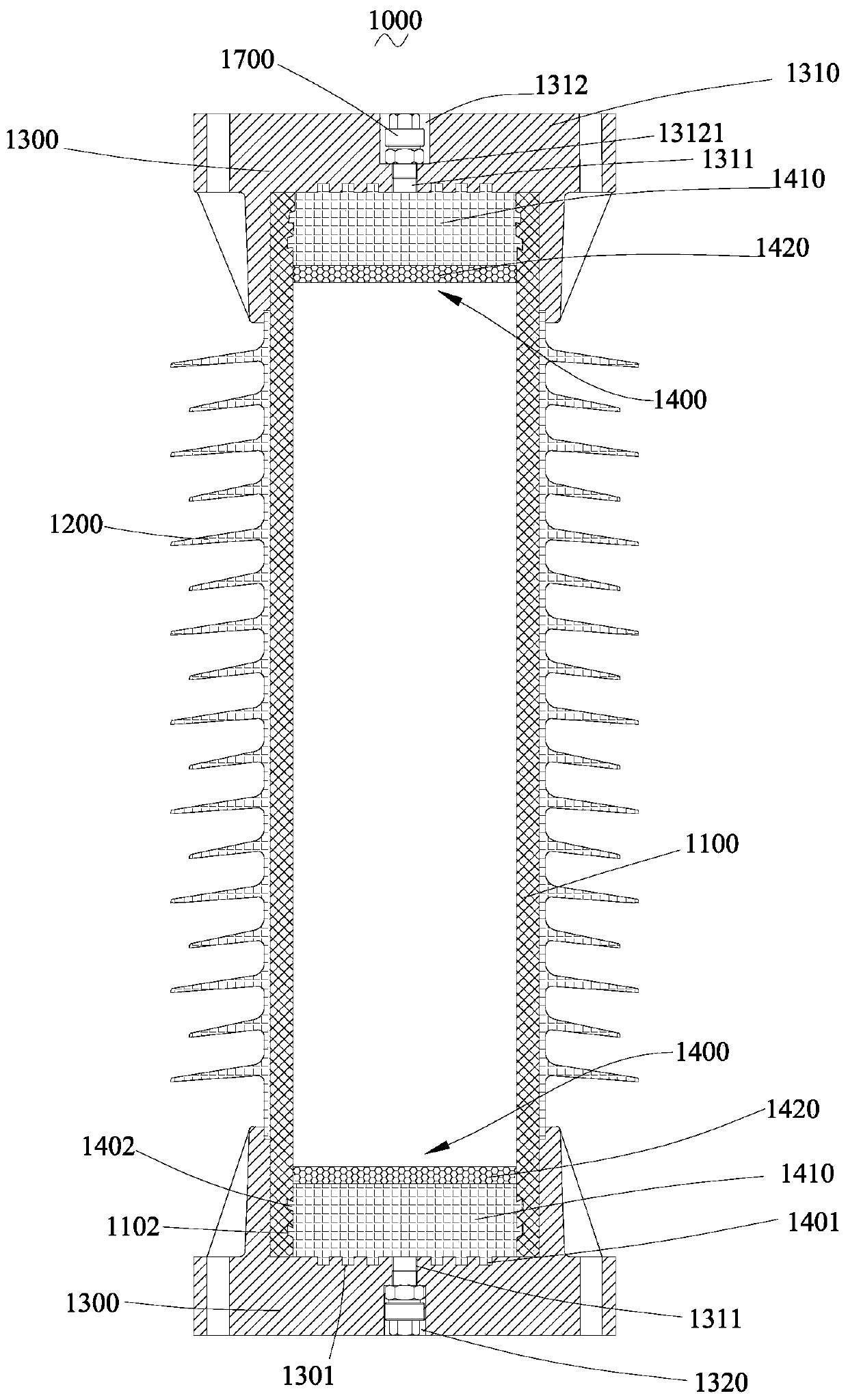 Hollow post insulator