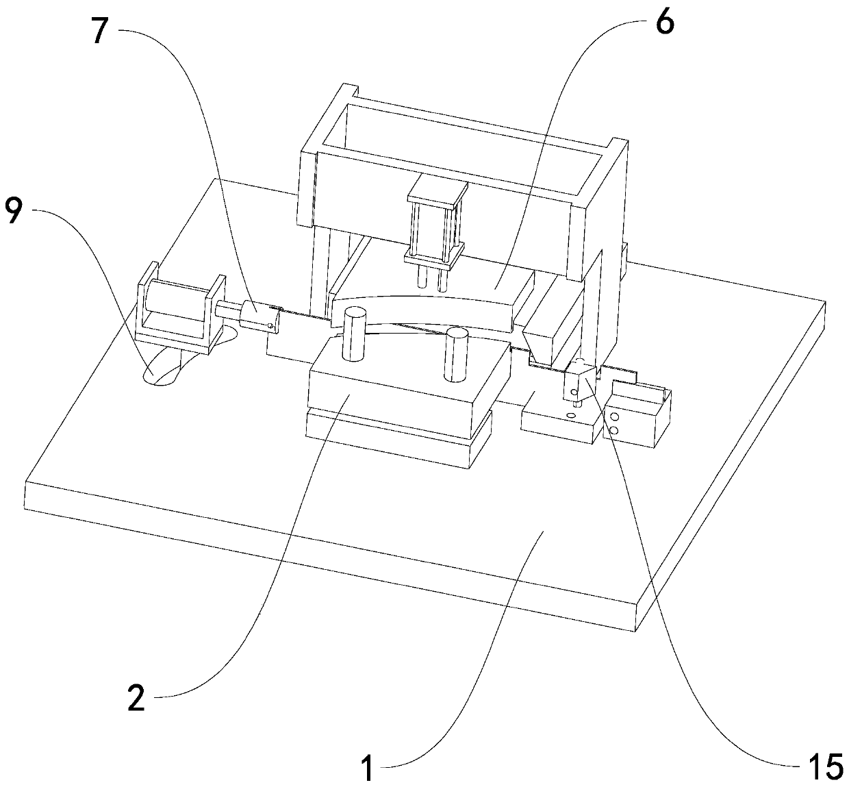 Bending equipment for automobile seal strip