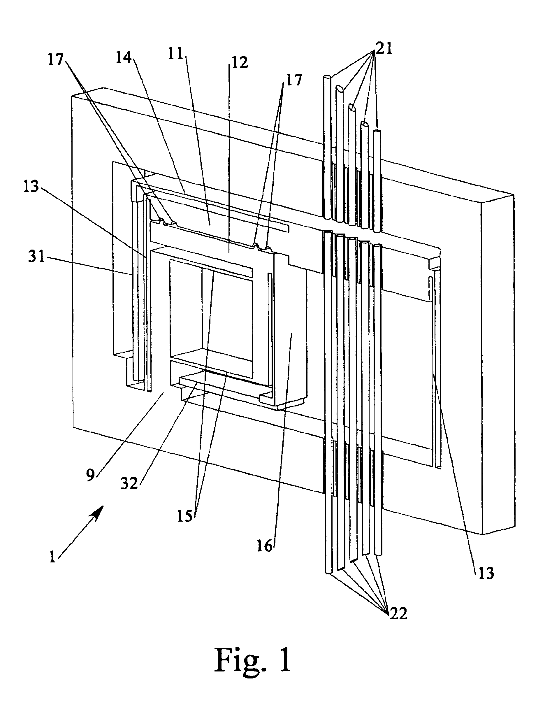 Fiber-aligning optical switch