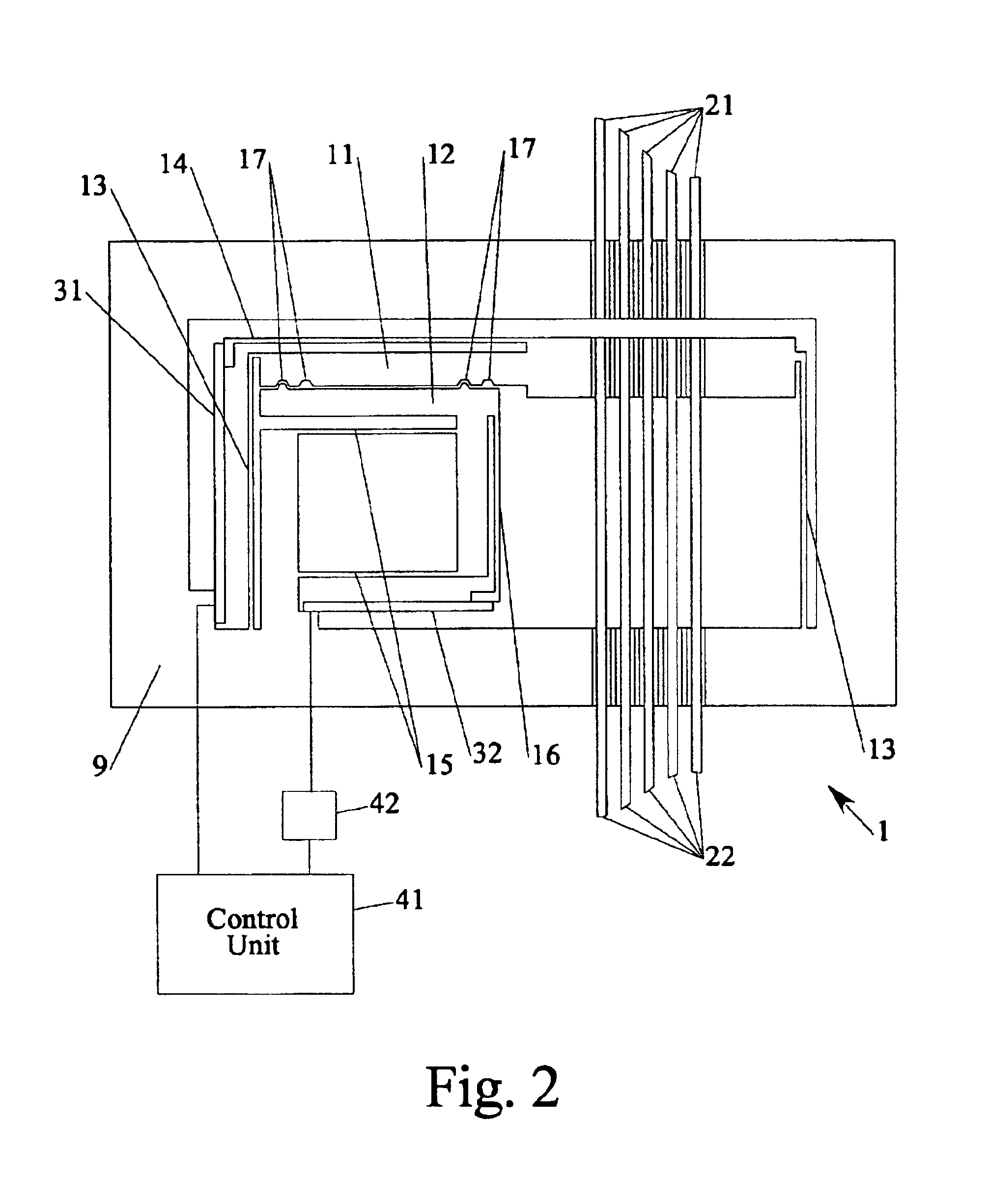 Fiber-aligning optical switch