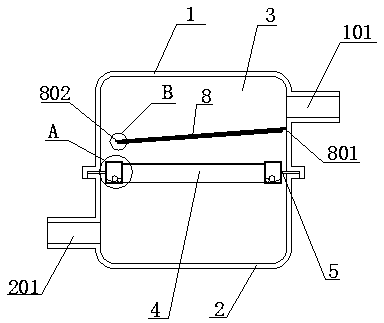 A low noise air filter