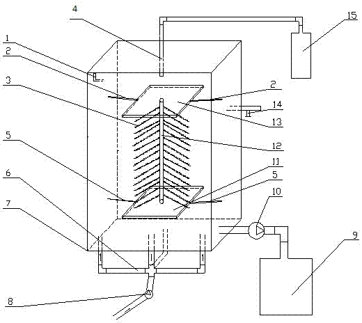 Method and device for cultivating anaerobic granular sludge