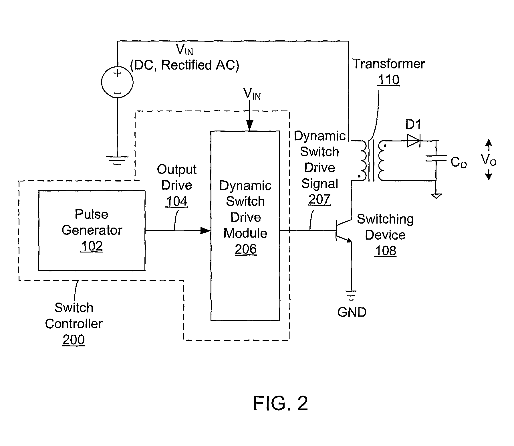 Dynamic drive of switching transistor of switching power converter