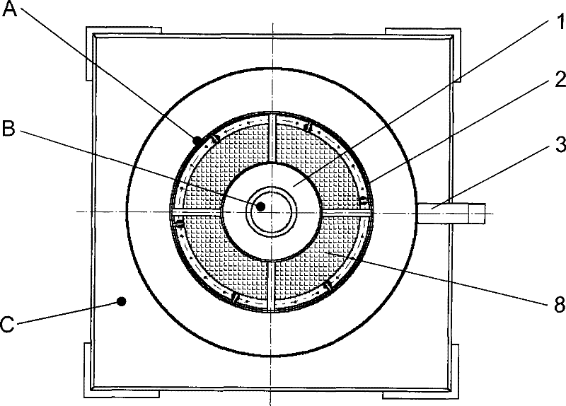 Cohesive target type water fluid jet grind