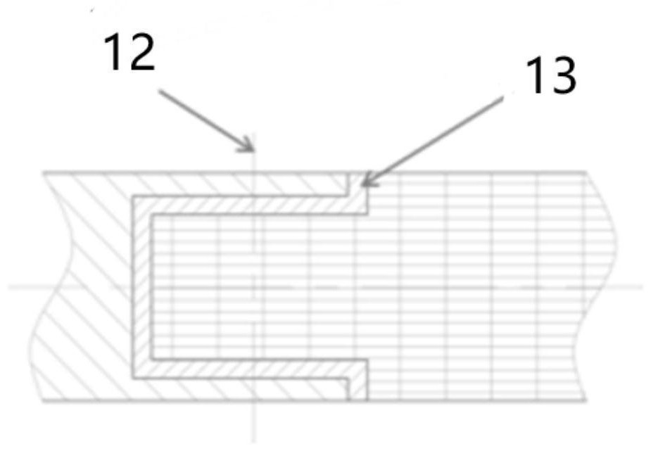 Rigid-flexible coupling skin structure of shear type variable sweepback wing