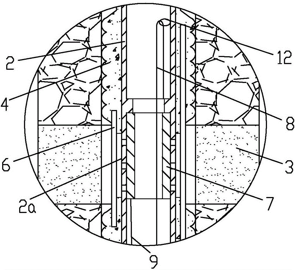 Multi-coal-seam slide sleeve isolating and separate layer fracturing device and multi-coal-seam slide sleeve isolating and separate layer fracturing method