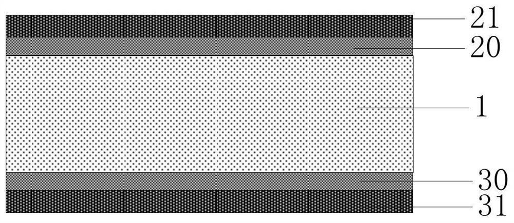 A kind of three-layer nanoporous film and its preparation method and application