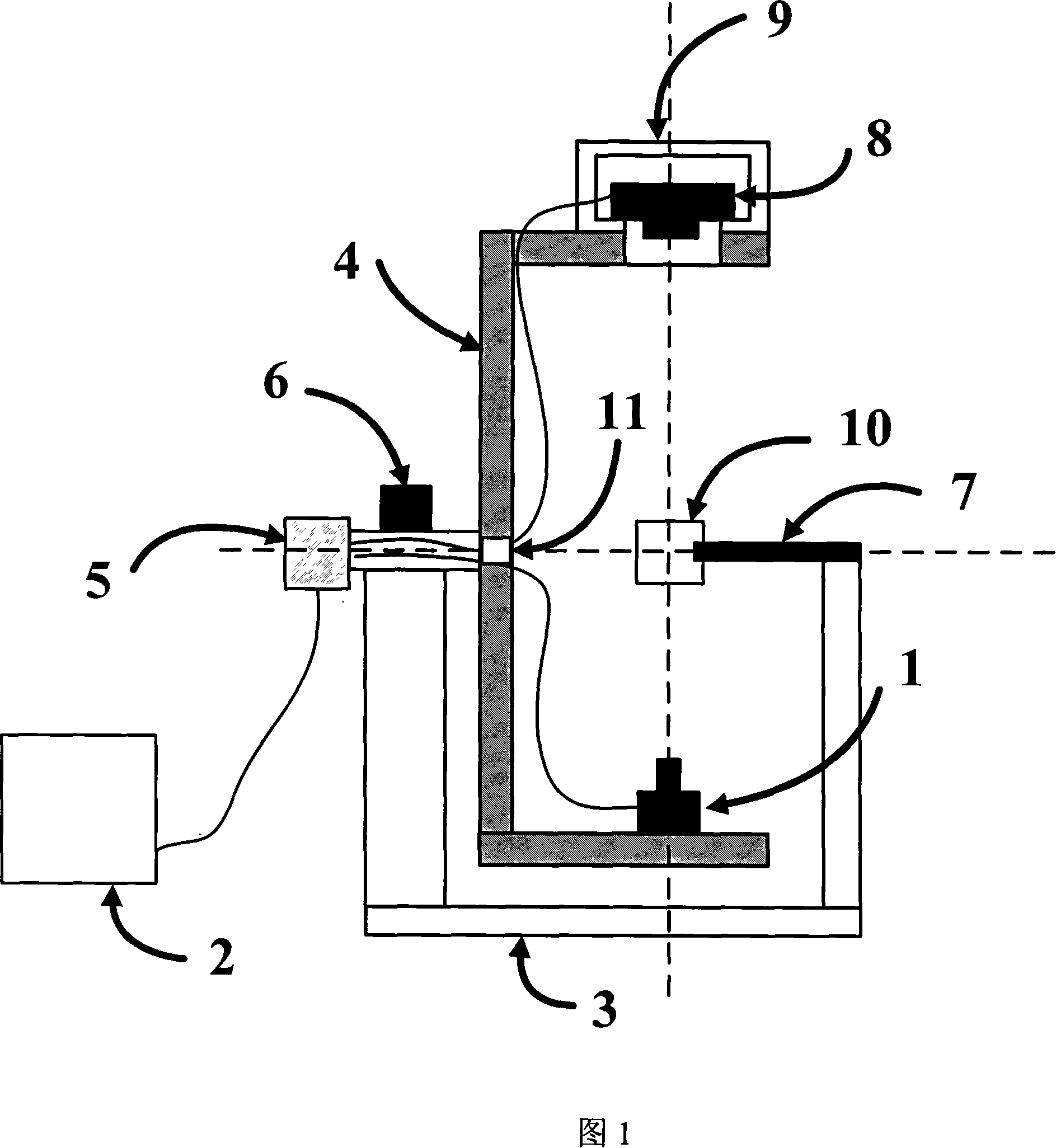 Rotating type diffused fluorescent chromatographic imaging system