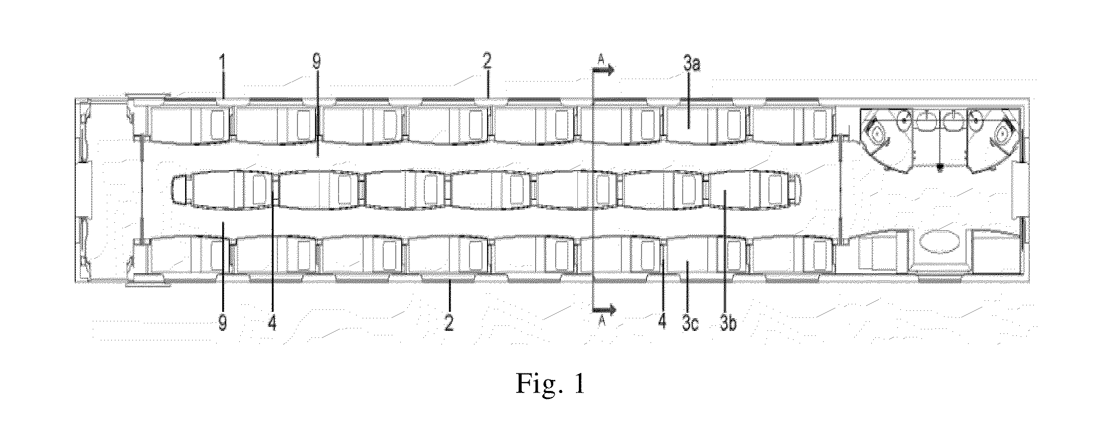 Sleeper compartment of a railroad passenger car