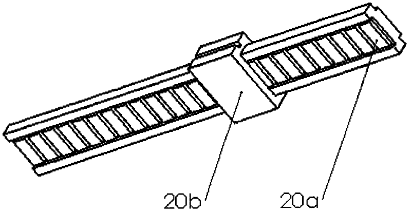 Device and method for exchanging of double workpiece tables on lintel type single/double guide rails in double-drive stepping scanning