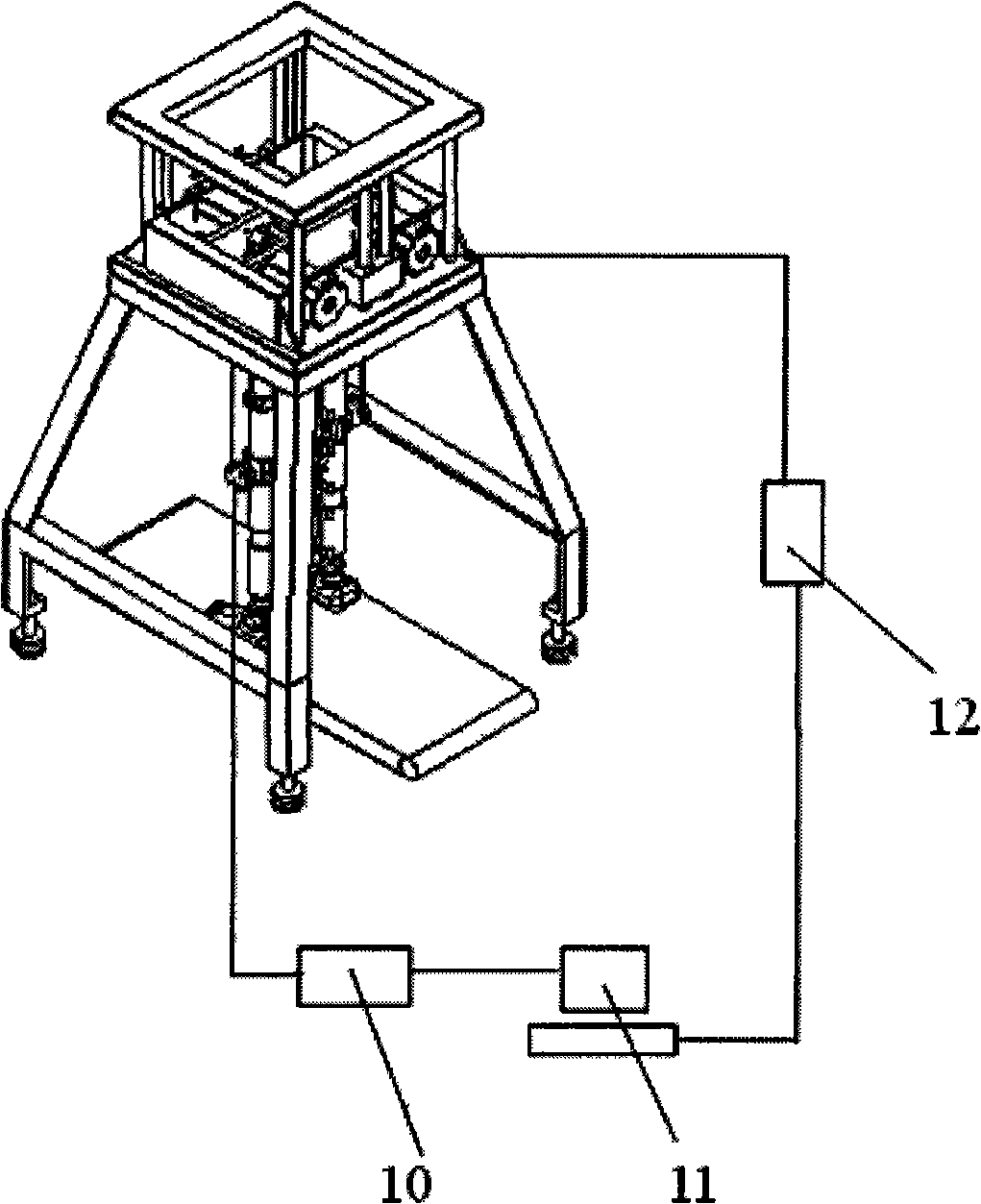 Artificial leg gait test system