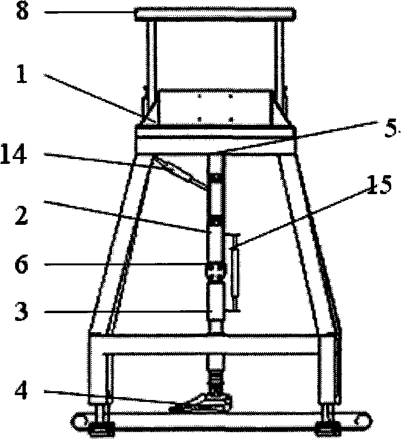 Artificial leg gait test system