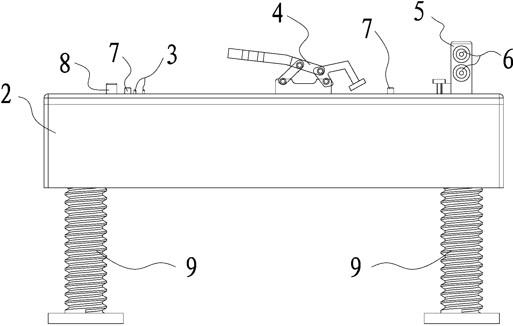 Detection apparatus specially used for computer display screen support