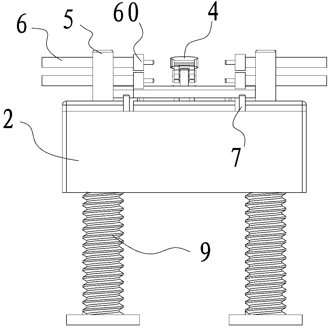 Detection apparatus specially used for computer display screen support