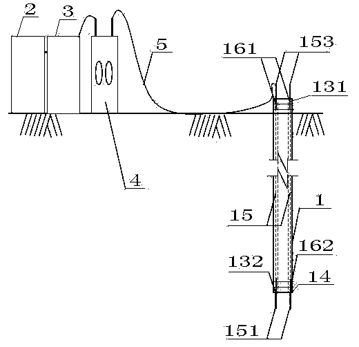 Precast pile post-grouting device and precast pile post-grouting process