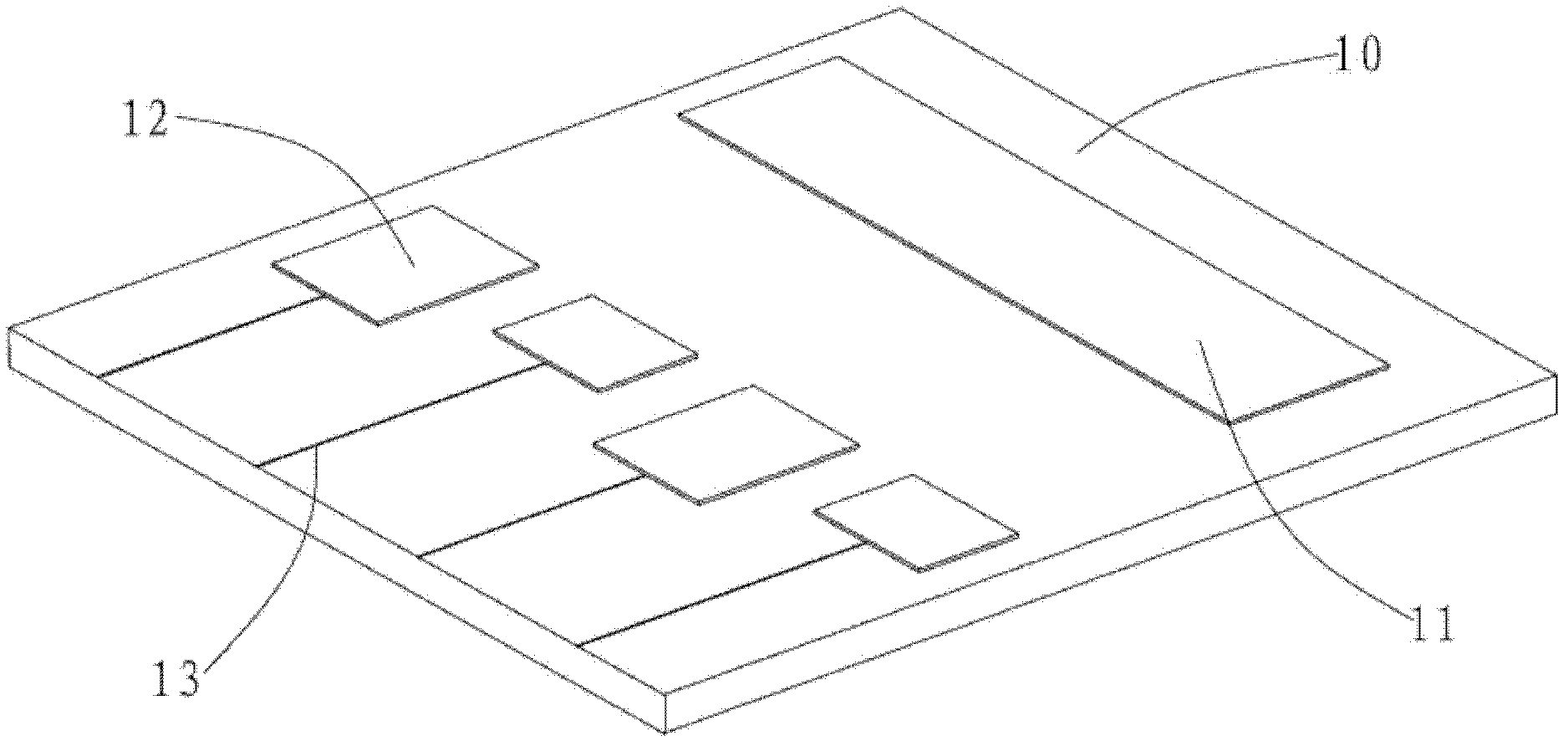 Method for manufacturing gold finger circuit board